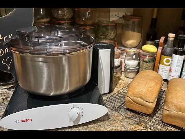 Unboxing Bosch Black Universal Plus Mixer & making some delicious bread with it!