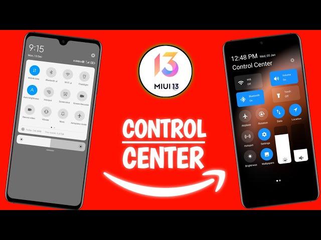 ENABLE MIUI 13 CONTROL CENTER NO ROOT ANY REDMI DEVICE OR ANY ANDROID DEVICE