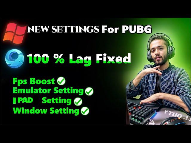 Gameloop Permanent Lag Fix 2024 | Best Settings for Windows and  Gameloop  convert  into Ipad 