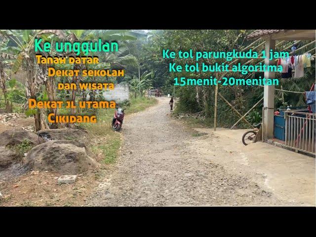 Jual tanah bagus datar pinggir jl pinggir sungai pinggir sawah luas 1400mtr Hrg promo 90rb/M2