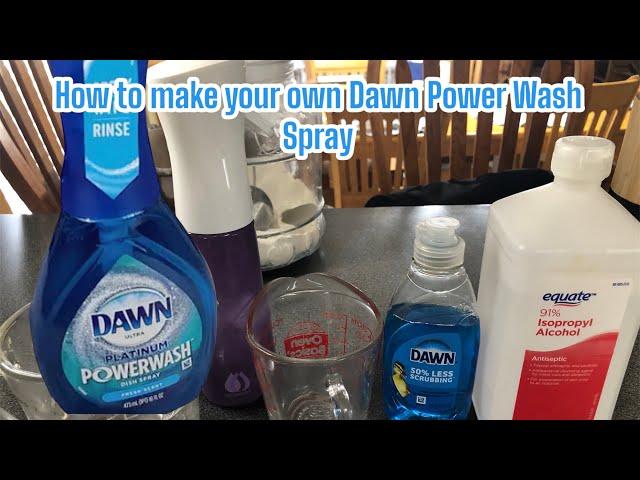 Homemade Dawn Powerwash  For .50 Cents A Bottle - Refill! It has amazing uses not just for dishes!