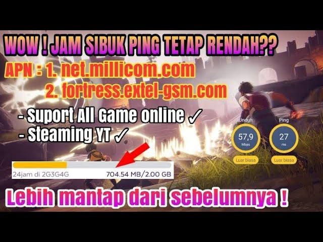 2 APN ALL OPERATOR PING KECIL | SUPORT ALL GAME ONLINE