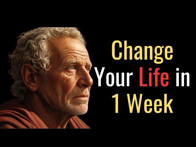 5 HABITS  that CHANGED my LIFE in 1 WEEK | (THESE LESSONS WILL CHANGE YOUR LIFE) | STOIC PHILOSOPHY