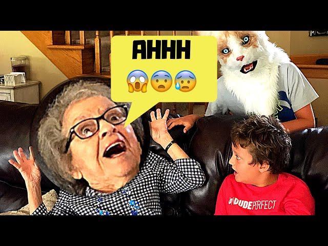 Scaring My Grandma!! 