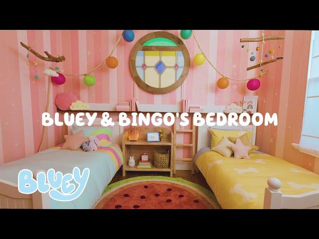 Making of Bluey and Bingo's Bedroom | Airbnb House | Bluey