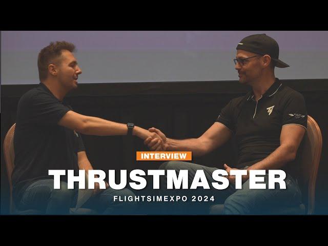 Interview with Thrustmaster: FlightSimExpo 2024 #FSEliteStage