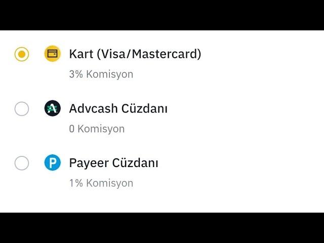 Binance borsasından pul çıxartmaq və payeer hesabına transfer