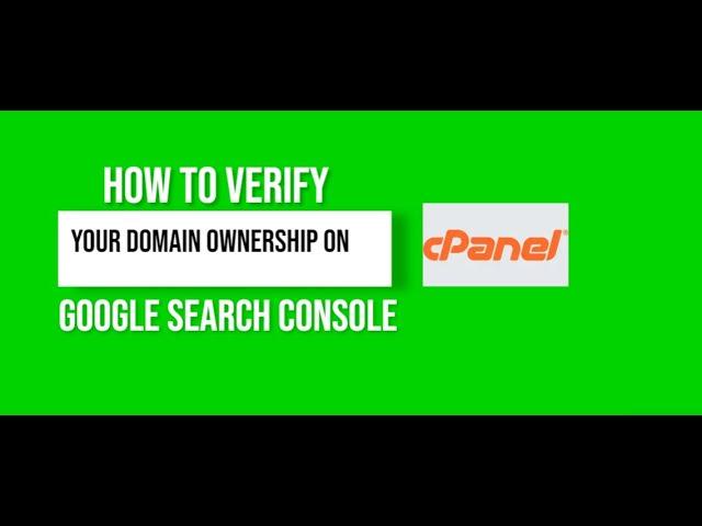 How to Verify Your Domain Ownership Google Search Console in 2020  (DNS and TXT Record)