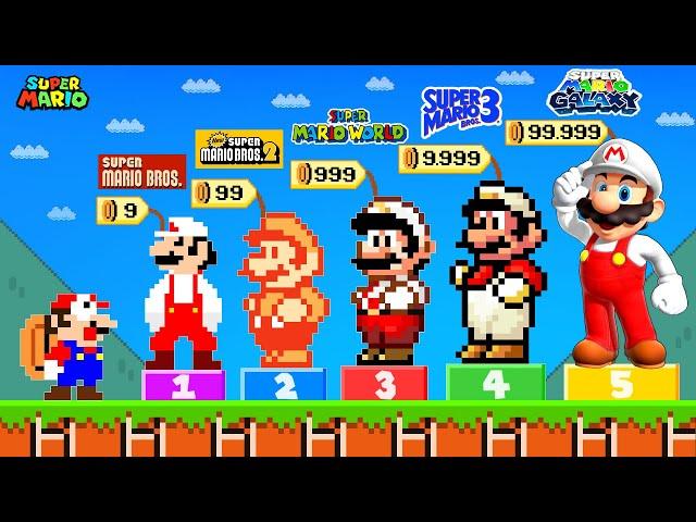 Mario Can Buy All Character Forms of the Fire Flower in Super Mario Bros Games