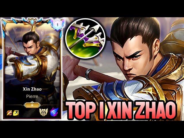 WILD RIFT XIN ZHAO - TOP 1 XIN ZHAO GAMEPLAY - CHALLENGER RANKED