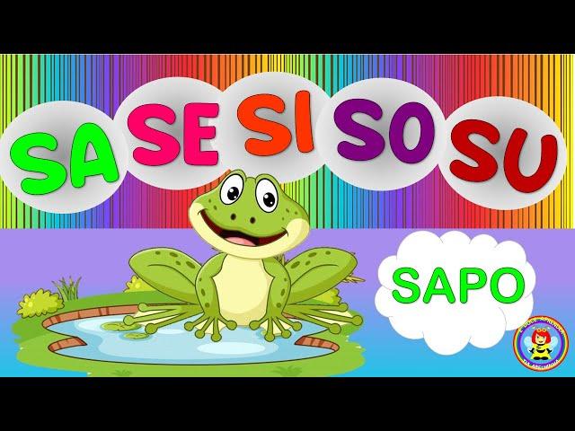 Sílabas Sa Se Si So Su - sa se si so su  | Família Silábica da letra | Educação Infantil