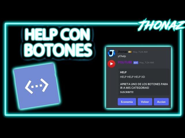 Como Hacer Un Comando Help Con Botones | BDFD | Jhonaz