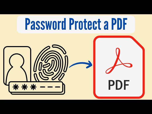 How to Password Protect a PDF | Add Password to PDF file without Acrobat (2024)