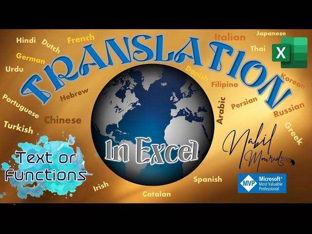 Translation To Any Language in Excel - Three Amazing Methods