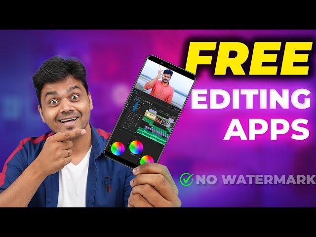 கலக்கலான  Best 5 FREE Video Editing Apps For Android 2021- No WaterMark || Tamil Tech