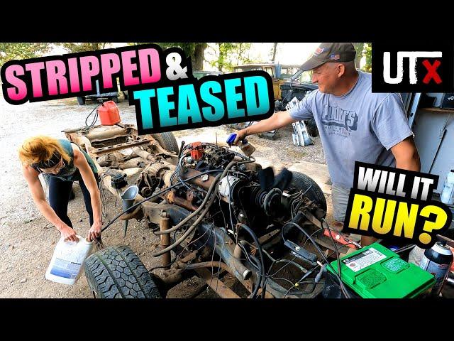 STRIPPED & TEASED - Will This SBC 350 RUN AGAIN? - UTX