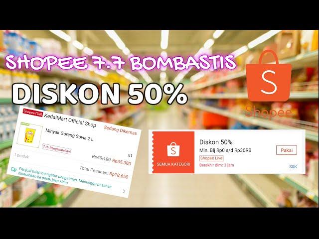 Cara WAR Belanja shopee Diskon 50% sampai mabok