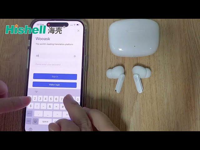 How to Use TWS Translator Earbuds Y113-Hishell