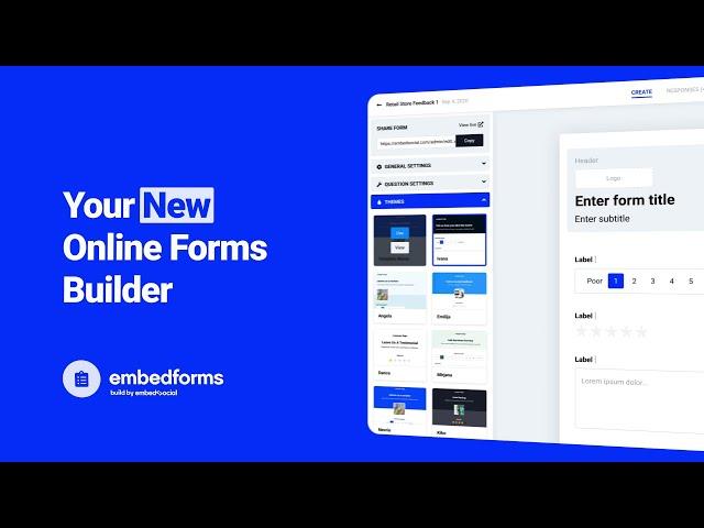 EmbedForms: Unlimited Forms Builder