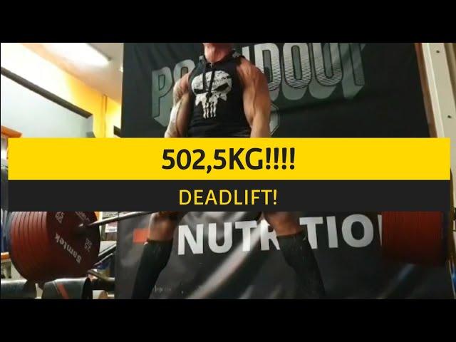 502,5 kg W MARTWYM CIĄGU!!!! *deadlift Krzysztof Wierzbicki