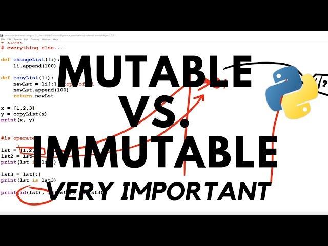 Mutable vs Immutable - Python