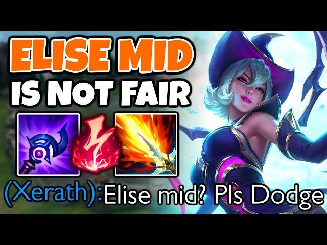 My team did not trust ELISE MID, but then I 1v5'd | Off-Meta Climb - League of Legends