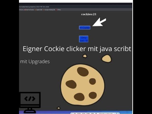 Cookie Clicker mit JavaScript/html/css