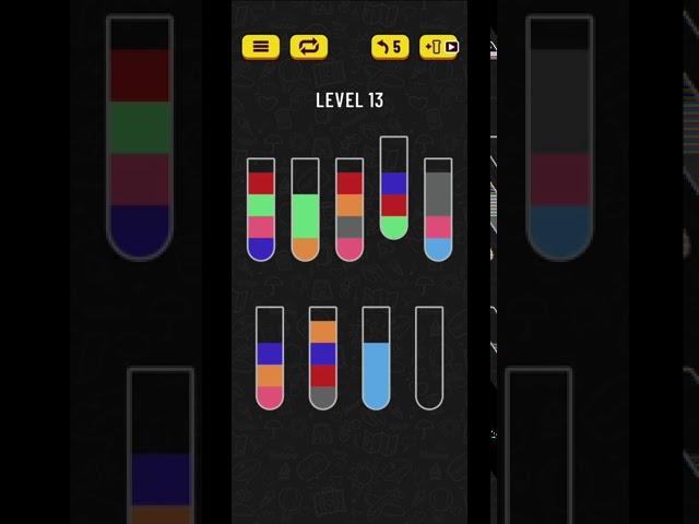 Water sort puzzle level 13