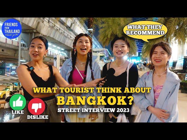 Tourist recommendation when they visit Bangkok?