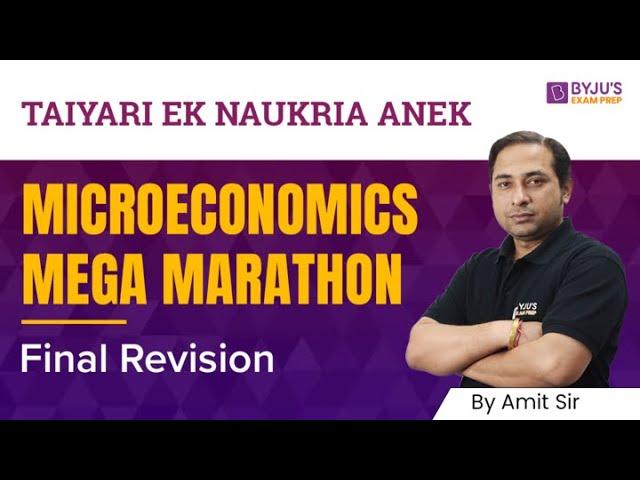 UGC NET June 2023 | UGC NET Economics | Microeconomics Mega Marathon | Amit Sir