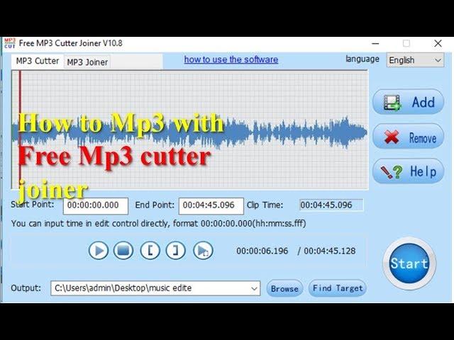 How to cut mp3 with Free Mp3 cutter joiner app