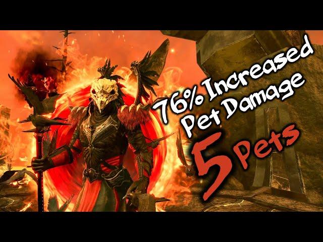 ESO - Ritual of the Beasts - INSANE Pet Buffs!!!  Area of Effect