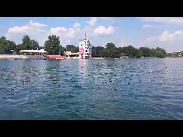 Pedal boat Ada Ciganlija, Belgrade Serbia