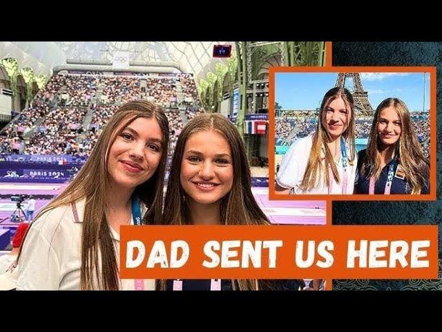 Princess Leonor and her younger sister Infanta Sofía participated in Olympic 2024 paris 