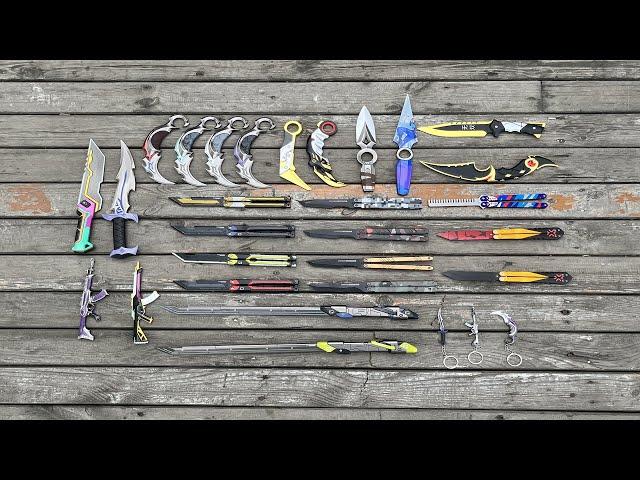 Ultimate Valorant Knifes IRL I Made Unboxing