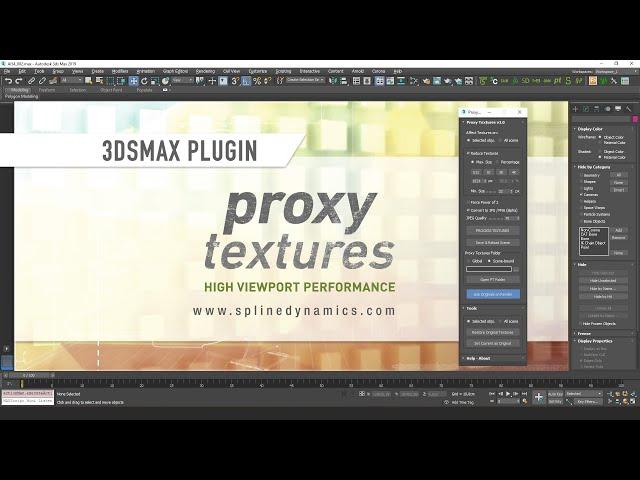 Proxy Textures Plugin for 3ds Max: Boost Viewport Performance & Speed Up Rendering!