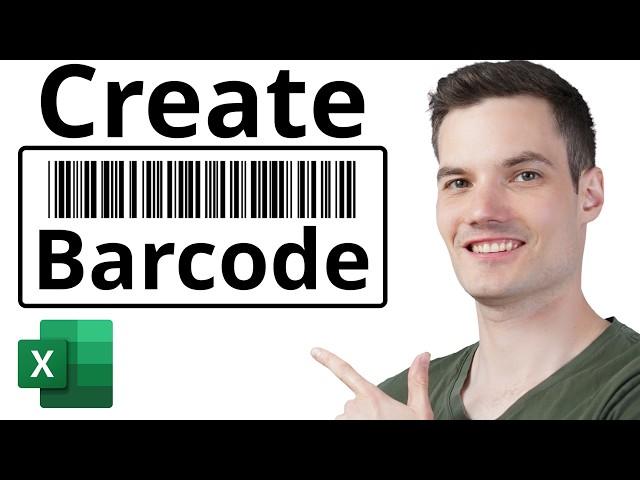 How to Create Barcode in Excel - FREE & No Install