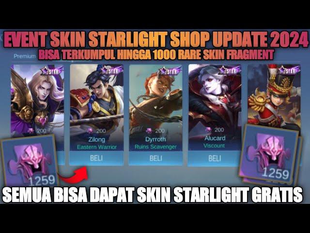 EVENT STARLIGHT SHOP!!! Cara Cepat Mengumpulkan 1200 Rare Skin Fragment |• Starlight Mobile Legends