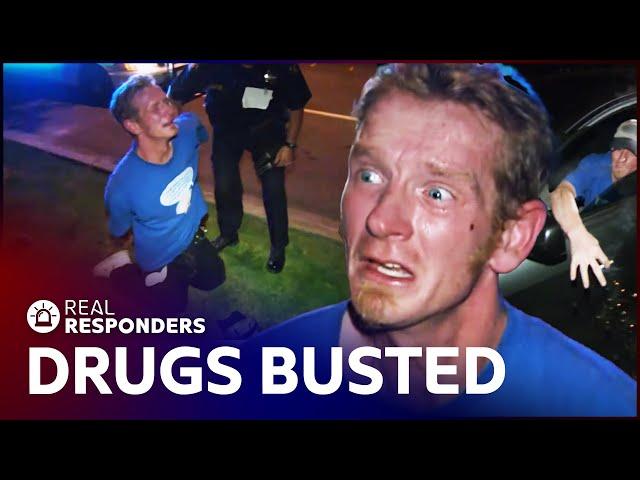 Lying Suspect CAUGHT After Cops Find Hidden Drug Stash | Cops | Real Responders