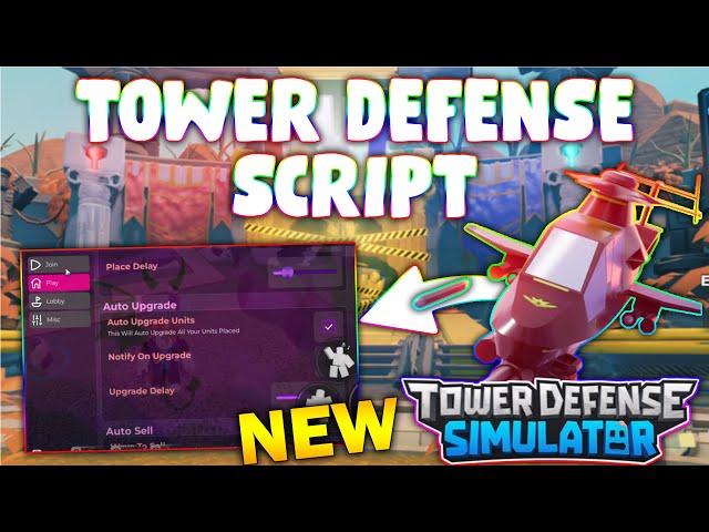 *NEW* Tower Defense Simulator Script (PASTEBIN 2024) (AUTOFARM, AUTO UPGRADE, AUTO SKIP WAVE)