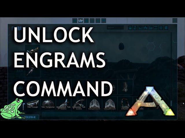 Unlock All Engrams Ark Console Command Ark Survival Evolved Cheats