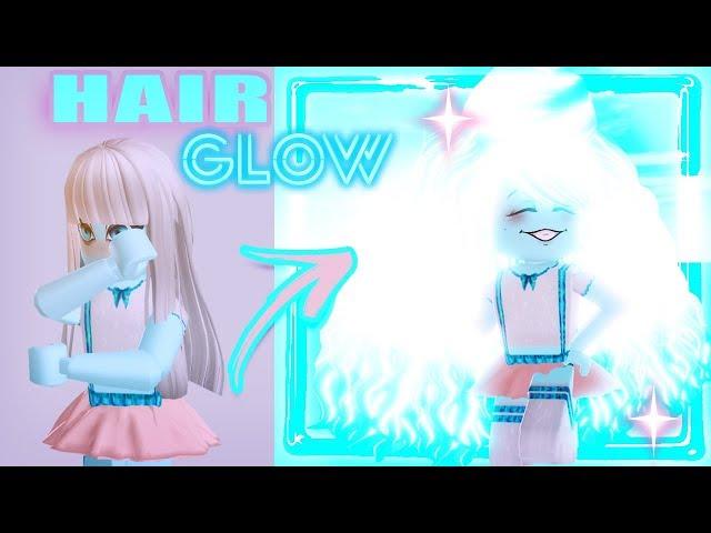 HOW TO GET GLOWING HAIR! Royale High GLOW UP Tutorial!