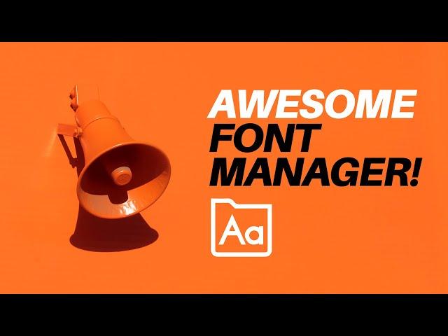 AWESOME Font Manager (Best Features & First Look!)