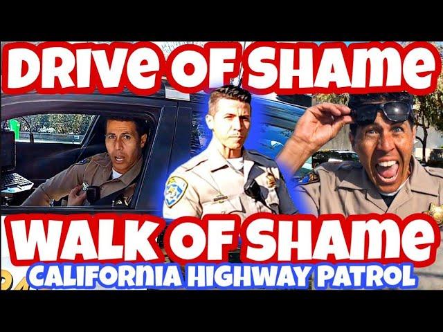 Drive Of Shame, Walk Of Shame - California Highway Patrol