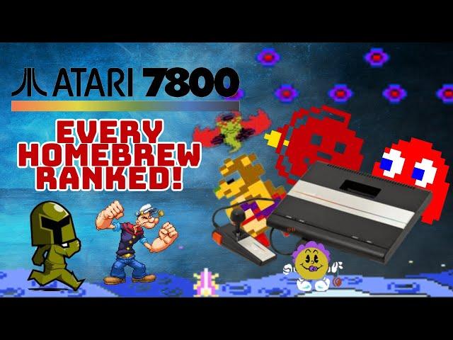 Ranking 78 Atari 7800 Homebrew Games from Worst to Best!