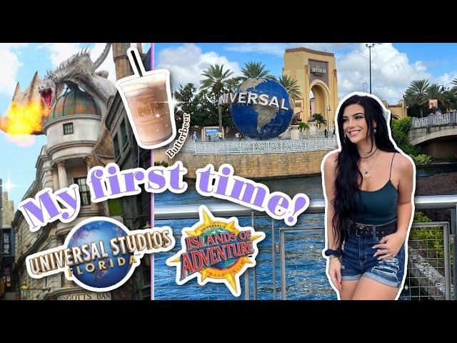 My first time at Universal Studios Orlando! Islands of Adventure & more! VLOG | Madalyn Cline