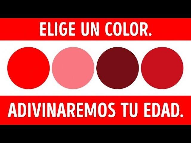 Una prueba de colores que puede revelar tu edad mental