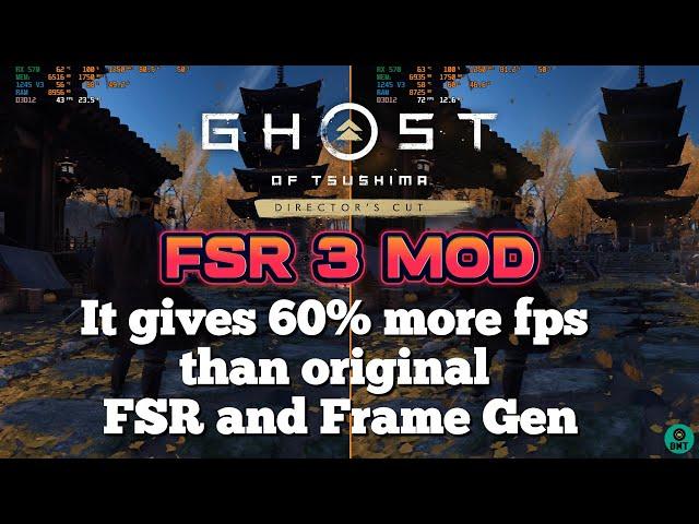 Ghost of Tsushima - FSR 3 MOD for all GPU - It will give you more fps than the original FSR