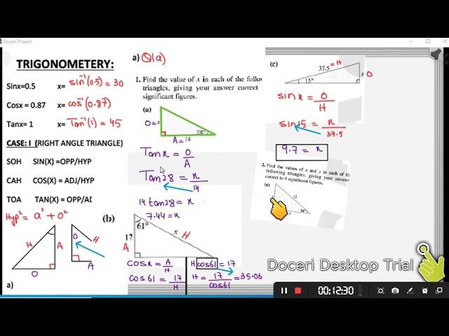 O trig v # 1