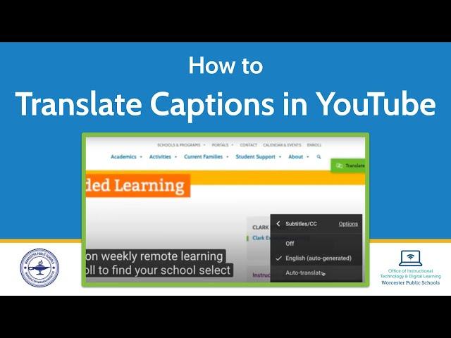 (Twi) How to Translate Captions in YouTube